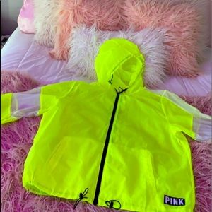 VS Pink Highlighter Windbreaker!